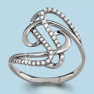 Кольцо, артикул LV62832А, серебро