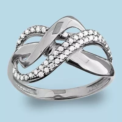 Кольцо, артикул LV62829А, серебро