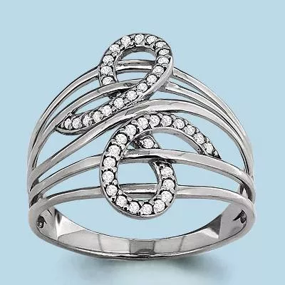 Кольцо из серебра, артикул LV62820А