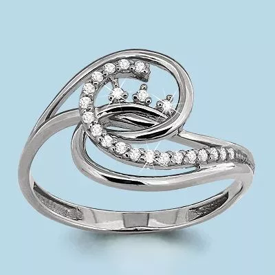 Кольцо, артикул LV62809А, серебро