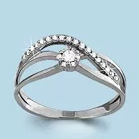 Кольцо, артикул LV62753А, серебро