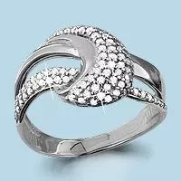 Кольцо, серебро, артикул LV62742А