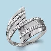 Кольцо, серебро, артикул LV62735А