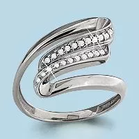 Кольцо, артикул LV62732А, серебро