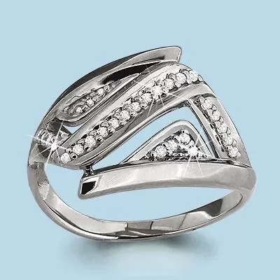 Кольцо из серебра, артикул LV62731А