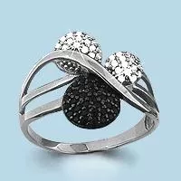 Кольцо из серебра, артикул LV62689Ч