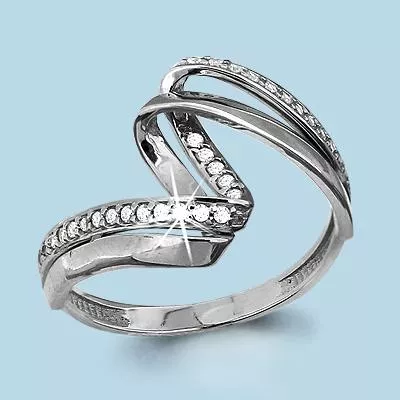 Кольцо, серебро, артикул LV62676А
