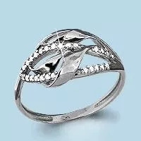 Кольцо, артикул LV62606А, серебро