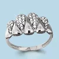 Кольцо из серебра, артикул LV62588А