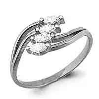 Кольцо из серебра, артикул LV62457