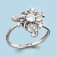 Кольцо, артикул LV62450, серебро