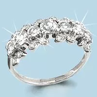 Кольцо из серебра, артикул LV62447А