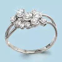 Кольцо, серебро, артикул LV62445