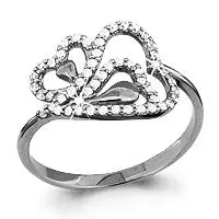 Кольцо из серебра, артикул LV62395А