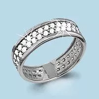 Кольцо, артикул LV62371А, серебро