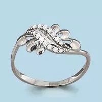 Кольцо, артикул LV62308А, серебро