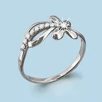 Кольцо, серебро, артикул LV62303А