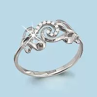 Кольцо, артикул LV62302А, серебро