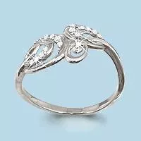 Кольцо, серебро, артикул LV62200А