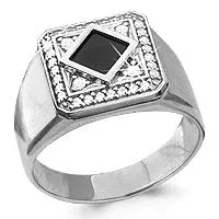 Кольцо из серебра, артикул LV62130Ч