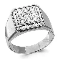 Кольцо из серебра, артикул LV62128А