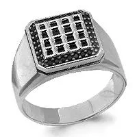 Кольцо, серебро, артикул LV62127Ч