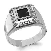 Кольцо из серебра, артикул LV62125Ч