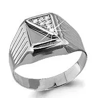 Кольцо, артикул LV62122А, серебро