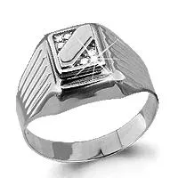 Кольцо, артикул LV62117А, серебро