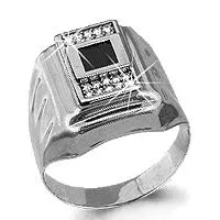 Кольцо из серебра, артикул LV62115Ч