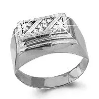 Кольцо из серебра, артикул LV62096А