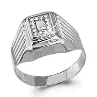 Кольцо, артикул LV62094А, серебро