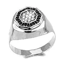 Кольцо из серебра, артикул LV62093Ч