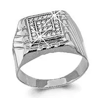 Кольцо, артикул LV62089А, серебро