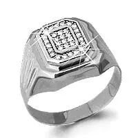 Кольцо из серебра, артикул LV62084А