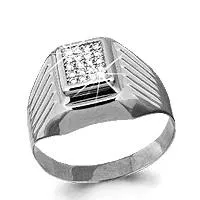 Кольцо, серебро, артикул LV62082А