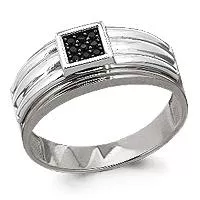 Кольцо из серебра, артикул LV62072Ч