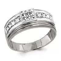 Кольцо, артикул LV62071А, серебро