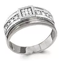 Кольцо, артикул LV62069А, серебро