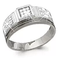 Кольцо, артикул LV62066А, серебро