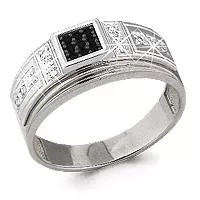 Кольцо из серебра, артикул LV62065Ч