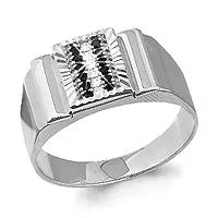 Кольцо из серебра, артикул LV62030Ч