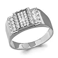 Кольцо, артикул LV62028А, серебро