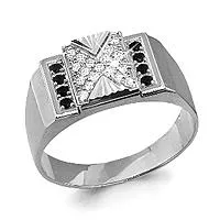 Кольцо из серебра, артикул LV62026Ч