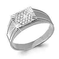 Кольцо, артикул LV62017А, серебро