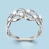 Кольцо, серебро, артикул LV61986А