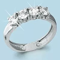 Кольцо из серебра, артикул LV61875А