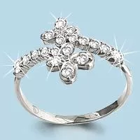 Кольцо, серебро, артикул LV61816А