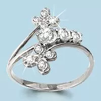 Кольцо, серебро, артикул LV61813А