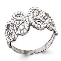 Кольцо из серебра, артикул LV61717А